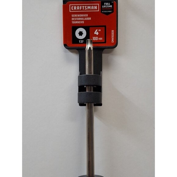 New CRAFTSMAN Torx Screwdriver, T27, Black, CMHT65039, - Picture 2 of 3